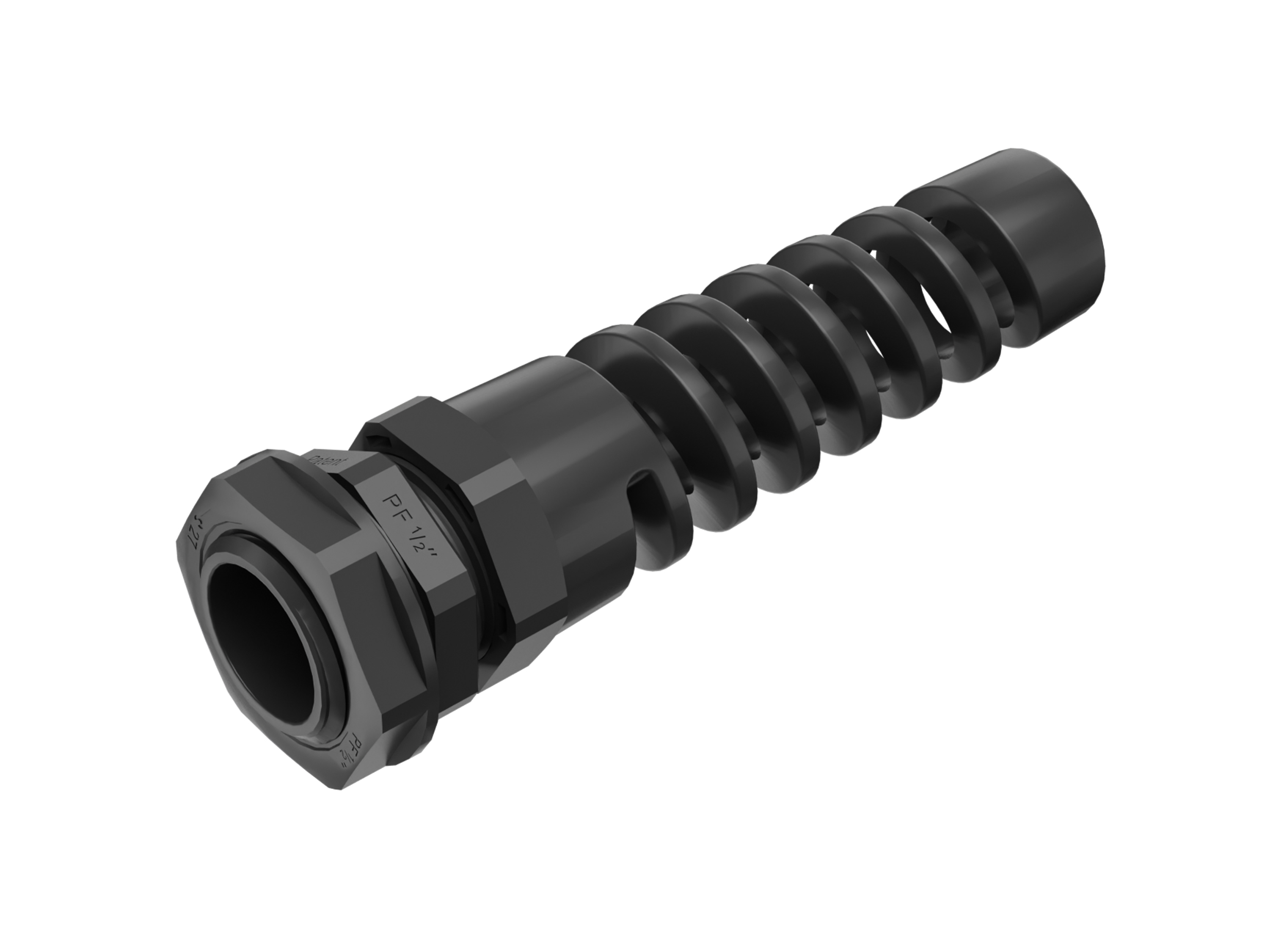G(PF)3/8”防折彎電纜固定頭
